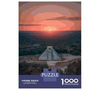 Rompecabezas De 1000 Piezas para Adolescentes Rompecabezas Chichén Itzá Meksiko para Adultos Juego Familiar Análisis Y Lógica Ayuda Al Cerebro A Ejercitarse 70x50cm/1000pcs