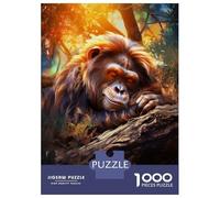 Rompecabezas De 1000 Piezas para Adolescentes Rompecabezas Chimpanzee in The Trees Rompecabezas para Adultos Juego Familiar Análisis Y Lógica Cumpleaños 70x50cm/1000pcs