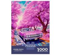 Rompecabezas De 1000 Piezas para Adolescentes Rompecabezas Classic Expensive Cars Rompecabezas Juguetes Antiestrés Corte De Precisión Regalos para Reducir El Estrés 38x26cm/1000pcs