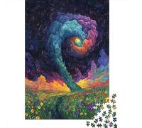 Rompecabezas De 1000 Piezas para Adolescentes Rompecabezas Colorful Fantasy Landscape Rompecabezas Juguetes DIY Decoración del Hogar Regalos Y Cumpleaños Únicos 52x38cm/1000pcs