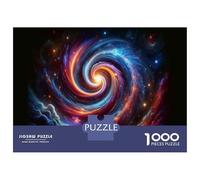Rompecabezas De 1000 Piezas para Adolescentes Rompecabezas Cosmic Spiral Wallpaper Rompecabezas para Adultos Juegos Relajantes Desafío Difícil 38x26cm/1000pcs
