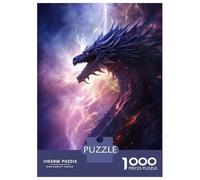Rompecabezas De 1000 Piezas para Adolescentes Rompecabezas Cosmic Star Dragon Rompecabezas para Adultos Juego Práctico Una Obra De Arte para Cumpleaños, Navidad 38x26cm/1000pcs