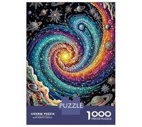 Rompecabezas De 1000 Piezas para Adolescentes Rompecabezas Cosmic Swirl Mosaic Rompecabezas Juegos Familiares Carrera De Velocidad Manual Regalos De Cumpleaños Y Únicos 38x26cm/1000pcs