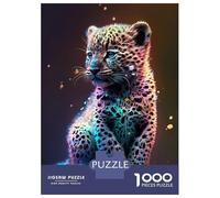 Rompecabezas De 1000 Piezas para Adolescentes Rompecabezas Cute Universe Baby Leopard Rompecabezas Juguetes DIY Decoración del Hogar Regalos Y Cumpleaños Únicos 70x50cm/1000pcs