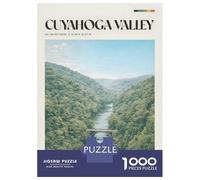 Rompecabezas De 1000 Piezas para Adolescentes Rompecabezas Cuyahoga Valley National Park Rompecabezas para Adultos Juegos Relajantes Desafío Difícil 38x26cm/1000pcs