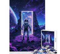Rompecabezas de 1000 Piezas para Adolescentes Rompecabezas de Altar neón Espacial Morado Rompecabezas de 1000 Piezas Juego de ingenio Regalos para Mujeres y Hombres Divertido y humorístico (38x26cm)