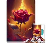 Rompecabezas de 1000 Piezas para Adolescentes Rompecabezas de Amor ardiente para Adolescentes, Toda la Familia a Partir de 14 años (tamaño 75x50cm)