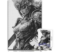 Rompecabezas de 1000 Piezas para Adolescentes, Rompecabezas de ángel, Guerrero samurái, diversión Familiar y Noche de Juegos, desafío difícil, Gran Regalo, tamaño 50x75cm