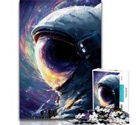 Rompecabezas de 1000 Piezas para Adolescentes, Rompecabezas de astronautas espaciales, Juegos Familiares desafiantes, Juguetes DIY para Decorar la Pared del hogar (tamaño 75x50cm)