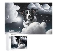 Rompecabezas de 1000 piezas para adolescentes, rompecabezas de aventura de perro celeste, juguete para decoración de pared, difícil, duro, único, regalos de cumpleaños y Navidad, 1000 piezas