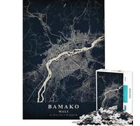 Rompecabezas de 1000 Piezas para Adolescentes Rompecabezas de Bamako Mali para Adultos Juegos relajantes Corte de precisión Ideal para cumpleaños y Navidad (tamaño 38x52cm)