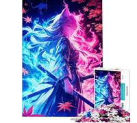 Rompecabezas de 1000 Piezas para Adolescentes Rompecabezas de Chica samurái mágica para Adultos Juguetes de Bricolaje para Pasar el Tiempo en casa Juego desafiante Regalos (tamaño 38x52cm)