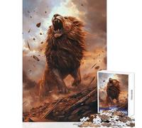 Rompecabezas de 1000 Piezas para Adolescentes Rompecabezas de El Titán Rugiente Juguete Educativo Regalo de cumpleaños Juego Imposible difícil y desafiante tamaño 38x26cm