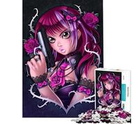 Rompecabezas de 1000 Piezas para Adolescentes Rompecabezas de Guns N' Roses para Adultos Juegos relajantes Divertidos y con Humor Toda la Familia (tamaño 38x52cm)