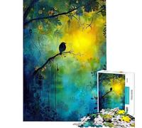 Rompecabezas de 1000 Piezas para Adolescentes Rompecabezas de la canción Bosque Místico para Adultos Juego práctico Vacaciones en casa Matar el Tiempo cumpleaños (tamaño 50x75cm)