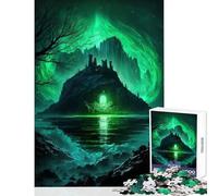 Rompecabezas de 1000 Piezas para Adolescentes Rompecabezas de la Isla Aurora Juguetes de Bricolaje Gran Regalo para Juegos educativos Juego de descompresión Intelectual tamaño 50x75cm