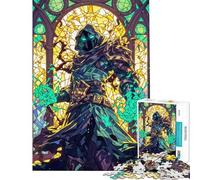 Rompecabezas de 1000 Piezas para Adolescentes Rompecabezas de Mago arcano Esmeralda para Adultos Juguete de decoración de Pared decoración Gran Regalo para los Amantes de los Videojuegos