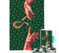 Rompecabezas de 1000 Piezas para Adolescentes Rompecabezas de Manos de Dios para Adultos Juego de ingenio ensamblaje de Patrones Ayuda a ejercitar el Cerebro (tamaño 38x26cm)