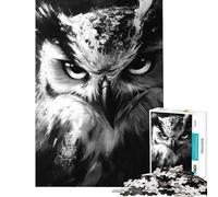 Rompecabezas de 1000 Piezas para Adolescentes Rompecabezas de Mirada penetrante Juguetes de decoración para el hogar de 1000 Piezas difíciles difíciles Regalos para Reducir el estrés (38x26cm)