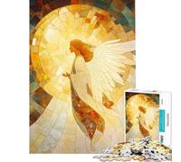 Rompecabezas de 1000 Piezas para Adolescentes Rompecabezas de Mosaico de ángeles para Adultos Juego Familiar para Mejorar la Memoria Actividades Divertidas en casa (tamaño 50x75cm)