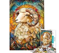 Rompecabezas de 1000 Piezas para Adolescentes Rompecabezas de ovejas para Adultos Juguete para decoración de Pared Juego desafiante y difícil Regalos (tamaño 38x52cm)