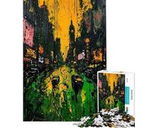 Rompecabezas de 1000 Piezas para Adolescentes Rompecabezas de Paisaje Urbano para Adultos Juegos Familiares una Obra de Arte Juego desafiante Regalos (tamaño 50x75cm)
