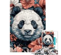 Rompecabezas de 1000 Piezas para Adolescentes Rompecabezas de Panda para Adolescentes Juegos relajantes para divertirse en Familia Ayuda a ejercitar el Cerebro (Tamaño 38x26cm)