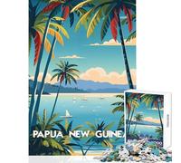 Rompecabezas de 1000 Piezas para Adolescentes Rompecabezas de Papúa Tropical Escape Juguetes antiestrés Ideas de Regalos Juego Familiar Entrena tu Cerebro y Tus Manos tamaño 50x75cm
