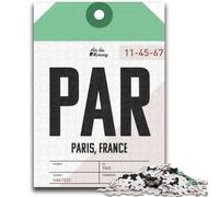 Rompecabezas de 1000 Piezas para Adolescentes Rompecabezas de París para Adolescentes Un Juego desafiante, Ideal para Regalar a Toda la Familia (26x38cm)