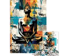 Rompecabezas de 1000 Piezas para Adolescentes Rompecabezas de póster de Chakras Coloridos para Adultos Juego práctico para Pasar el Tiempo en casa Durante Las Vacaciones