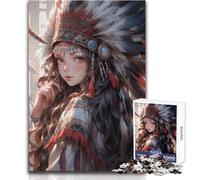 Rompecabezas de 1000 Piezas para Adolescentes, Rompecabezas de Princesa Americana, diversión Familiar y Noche de Juegos, desafío difícil, Gran Regalo, tamaño 50x75cm