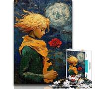 Rompecabezas de 1000 Piezas para Adolescentes, Rompecabezas de príncipes del Cielo Estrellado para Adultos, Alivia el estrés, Mata el Tiempo y Mejora el Amor en Pareja, 50x75cm