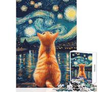 Rompecabezas de 1000 Piezas para Adolescentes Rompecabezas del astrónomo bigotudo Rompecabezas para Adultos Juegos Divertidos Una Obra de Arte Oferta como Regalo para Toda la Familia (Tamaño 50x75cm)