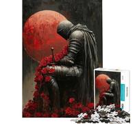 Rompecabezas de 1000 Piezas para Adolescentes Rompecabezas del Caballero de la Tristeza para Adultos Juguetes antiestrés Desafío Educativo de ensamblaje de Patrones (Tamaño 38x26cm)