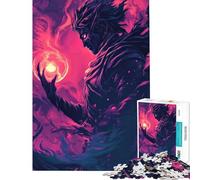 Rompecabezas de 1000 Piezas para Adolescentes Rompecabezas del Hechicero Oscuro con Orbe de Poder Difícil y desafiante Una Obra de Arte Juegos Divertidos Apto para Mayores de 14 años 38x26cm
