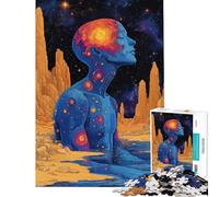 Rompecabezas de 1000 Piezas para Adolescentes Rompecabezas Despertar Cósmico para Adultos Juegos relajantes antiestrés Gran Regalo para los Amantes de los Videojuegos (tamaño 38x52cm)