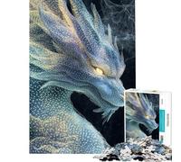 Rompecabezas de 1000 Piezas para Adolescentes Rompecabezas Digitales de Arte de Dragones para Adolescentes Rompecabezas de Corte de precisión desafío Educativo Regalo de cumpleaños Regalos 50x75cm