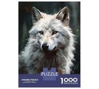 Rompecabezas De 1000 Piezas para Adolescentes Rompecabezas Direwolf Portrait Painting Rompecabezas para Adultos Juego Práctico Patrón De Montaje 38x26cm/1000pcs