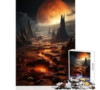 Rompecabezas de 1000 Piezas para Adolescentes Rompecabezas El Apocalipsis Juguetes antiestrés Ideas de Regalos Juego Familiar Entrena tu Cerebro y Tus Manos Tamaño 38x26cm