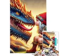 Rompecabezas de 1000 Piezas para Adolescentes Rompecabezas El Encuentro Encantador para Adultos Juegos relajantes Que mejoran la Memoria Regalos para Amigos y Familiares (tamaño 50x75cm)