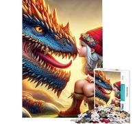 Rompecabezas de 1000 Piezas para Adolescentes Rompecabezas El Encuentro Encantador Rompecabezas para Adultos Juguete Decoración de Pared Mejora la Memoria Reduce el estrés Regalos (Tamaño 38x52cm)