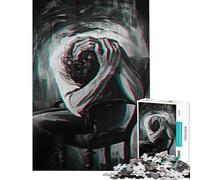 Rompecabezas de 1000 Piezas para Adolescentes Rompecabezas El Peso de la Tristeza para Adultos Juguetes de Bricolaje Ideal para Pasar el Tiempo en casa Juego desafiante Regalos (Tamaño 38x52cm)