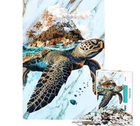 Rompecabezas de 1000 Piezas para Adolescentes Rompecabezas El Viajero Eterno del océano para Adultos Juegos Familiares Una Obra de Arte Que supone un Reto completarla (tamaño 50x75cm)