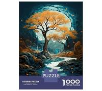 Rompecabezas De 1000 Piezas para Adolescentes Rompecabezas Enchanted Forest Moonlit Scene Rompecabezas Juegos Familiares Carrera De Velocidad Manual Regalos De Cumpleaños Y Únicos 38x26cm/1000pcs