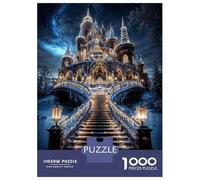 Rompecabezas De 1000 Piezas para Adolescentes Rompecabezas Enchanted Winter Castle Rompecabezas para Adultos Juego Práctico Patrón De Montaje 38x26cm/1000pcs