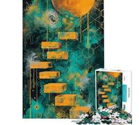 Rompecabezas de 1000 Piezas para Adolescentes Rompecabezas Escalera Cósmica para Adultos Juego de ingenio difícil Regalos para Amigos y Familiares (tamaño 50x75cm)