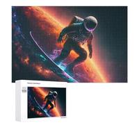 Rompecabezas de 1000 piezas para adolescentes, rompecabezas espacial, surf, aventura, 14 rompecabezas, juego práctico para mejorar la memoria para cumpleaños, Navidad, 1000 piezas