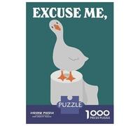 Rompecabezas De 1000 Piezas para Adolescentes Rompecabezas Excuse Me, Are You Pooping Poster, Picture, Metal Print, Paint by Alionia Rompecabezas para Adultos Juego Familiar Análisis Y Lógica Regalos