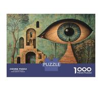 Rompecabezas De 1000 Piezas para Adolescentes Rompecabezas Eye of The Beholder Rompecabezas Juegos Relajantes Una Obra De Arte Cumpleaños 38x26cm/1000pcs