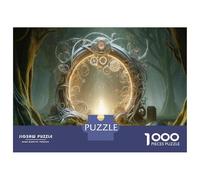 Rompecabezas De 1000 Piezas para Adolescentes Rompecabezas Fantasy Forest Portal Rompecabezas para Adultos Juegos Relajantes Desafío Difícil 52x38cm/1000pcs